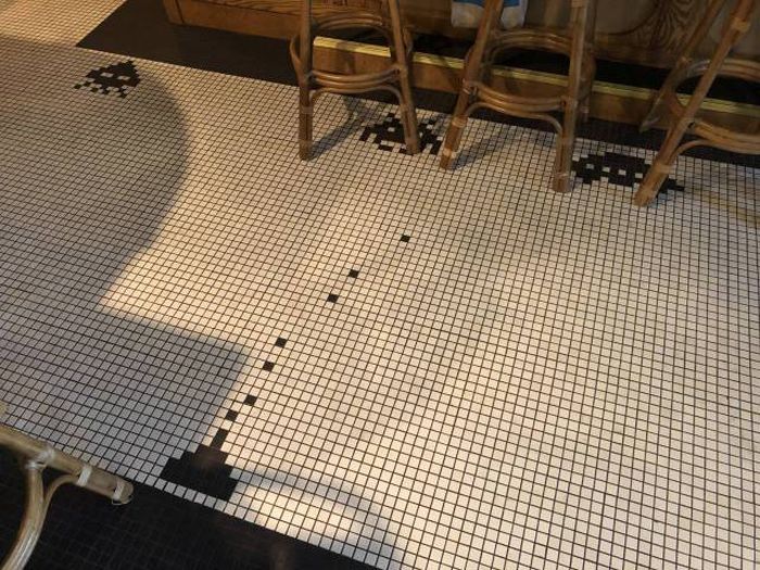 coffee shop floor tiles