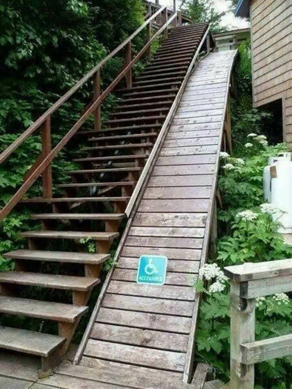 random handicap ramp fail