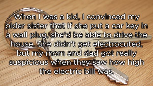 People Share Their Horrible Sibling Shenanigans