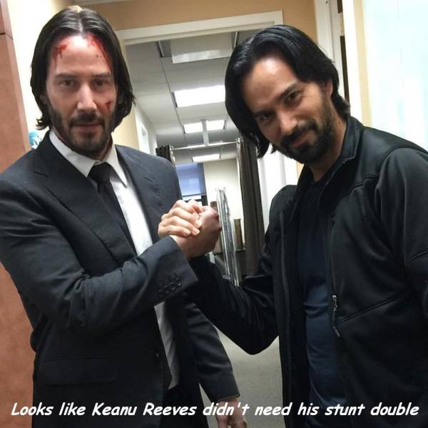 keanu reeves stunt double john wick 2 - Looks Keanu Reeves didn't need his stunt double