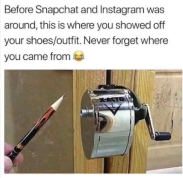 before snapchat and instagram was around - Before Snapchat and Instagram was around, this is where you showed off your shoesoutfit. Never forget where you came from