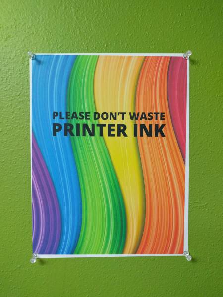 don t waste color ink - Please Don'T Waste Printer Ink