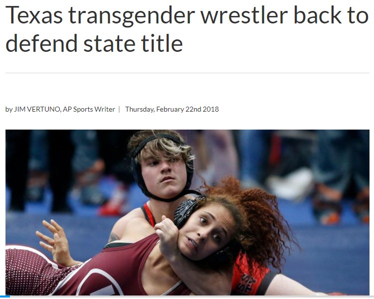 amazing picture of texas transgender wrestler - Texas transgender wrestler back to defend state title by Jim Vertuno, Ap Sports Writer | Thursday, February 22nd 2018