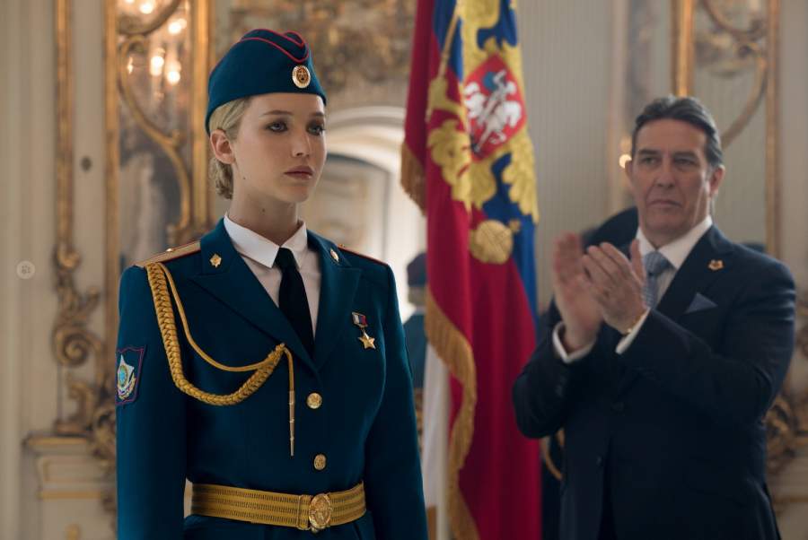 New image of Jennifer Lawrence as Dominika Egorov in the movie Red Sparrow