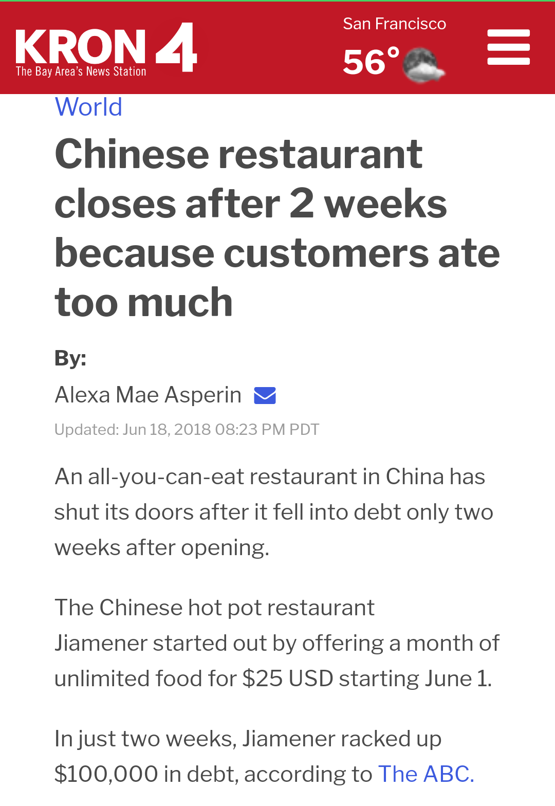 chinese restaurant that closed because customers ate too much