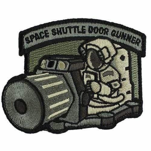 Space Shuttle Door Gunner badge