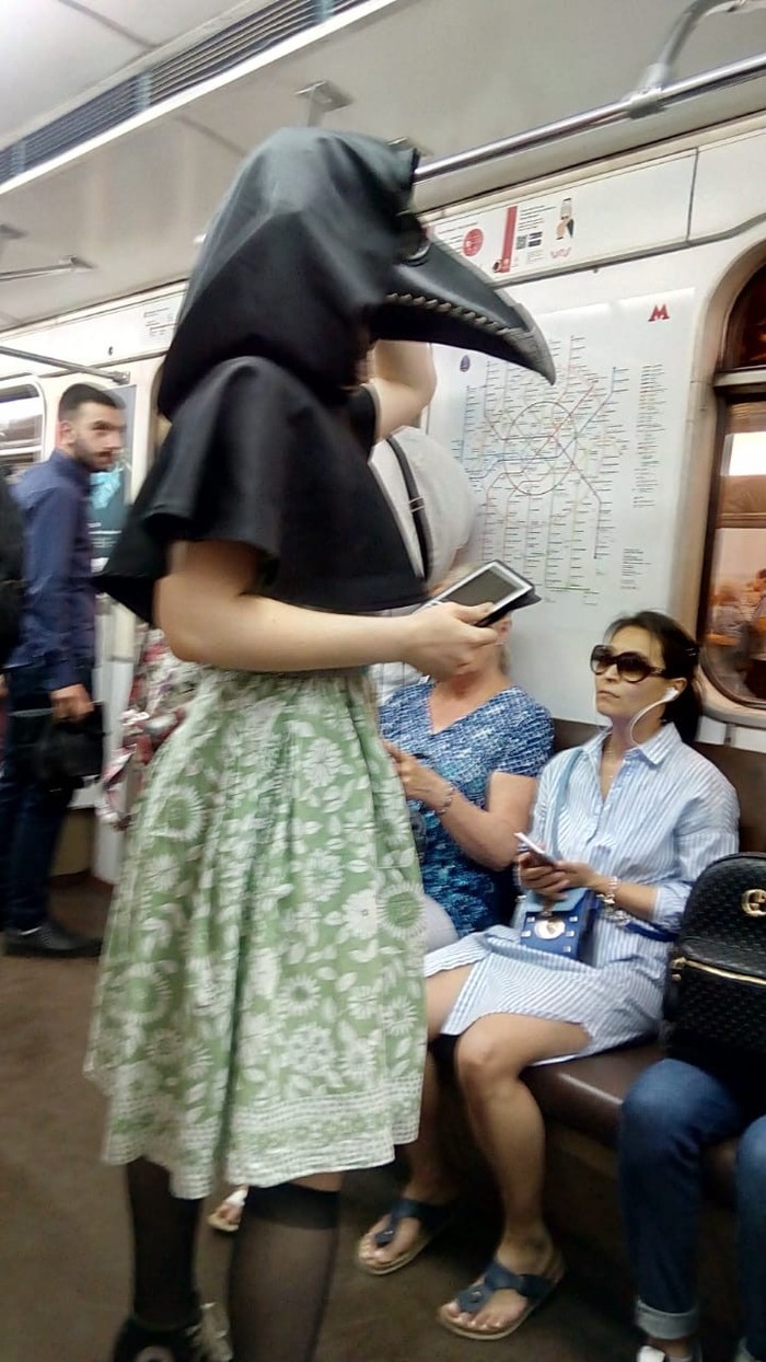 weird style in subway