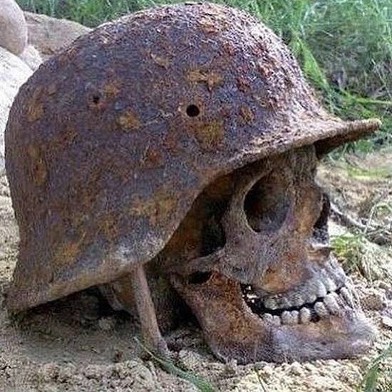 random german helmet skull ww2