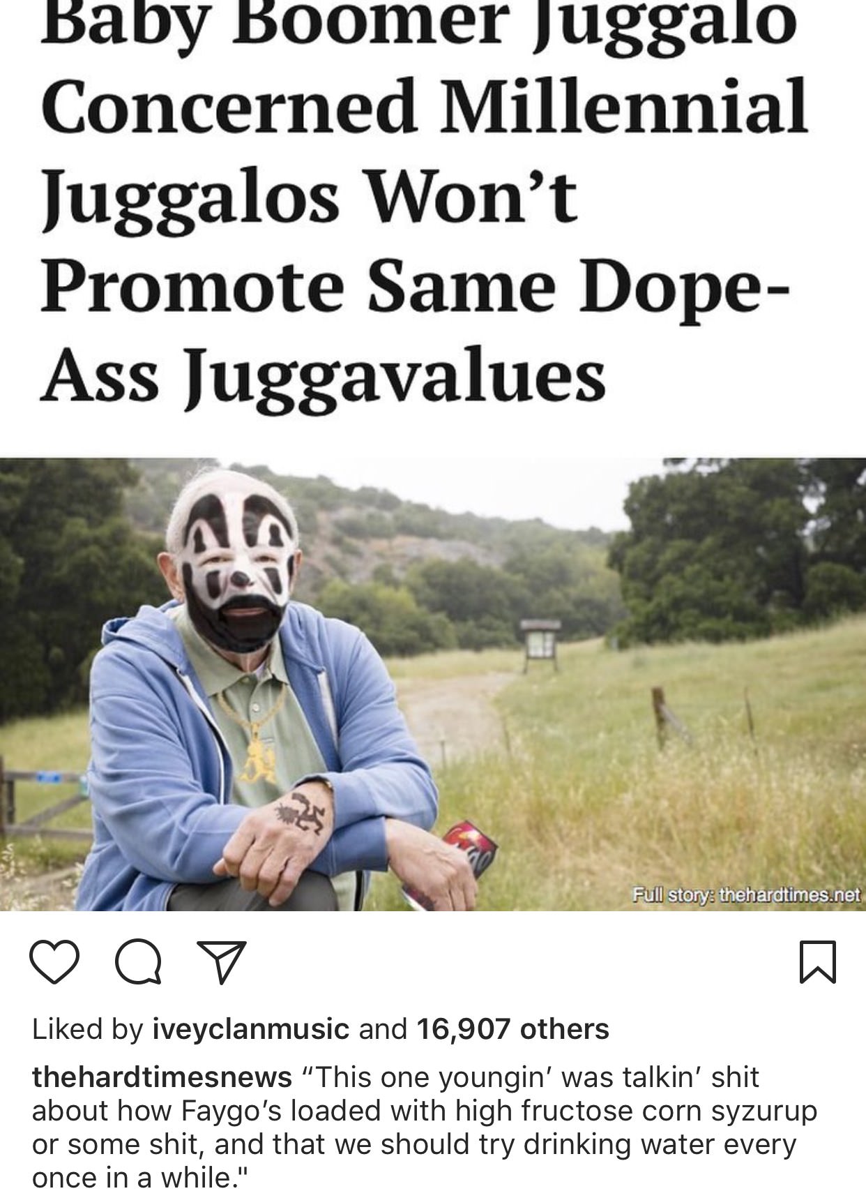 baby boomer juggalo - Baby Boomer Juggalo Concerned Millennial Juggalos Won't Promote Same Dope Ass Juggavalues Full story thehardtimes.net oo d by iveyclanmusic and 16,907 others thehardtimesnews