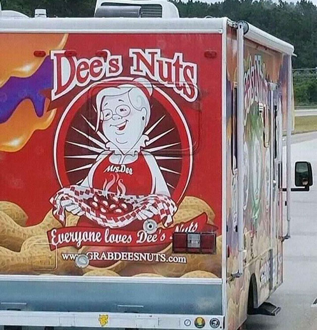 dees nuts grandma pun wagon