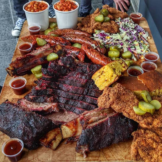 bbq meat platter