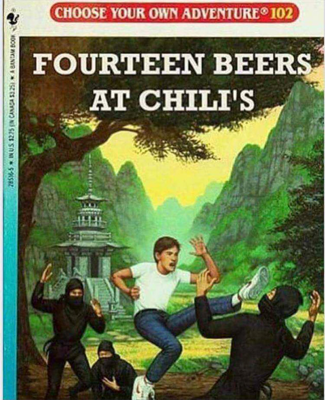 fourteen beers at chili's - Choose Your Own Adventure 102 Inus 12.25 En CANSA282 Abantam Boom Fourteen Beers At Chili'S 156 S