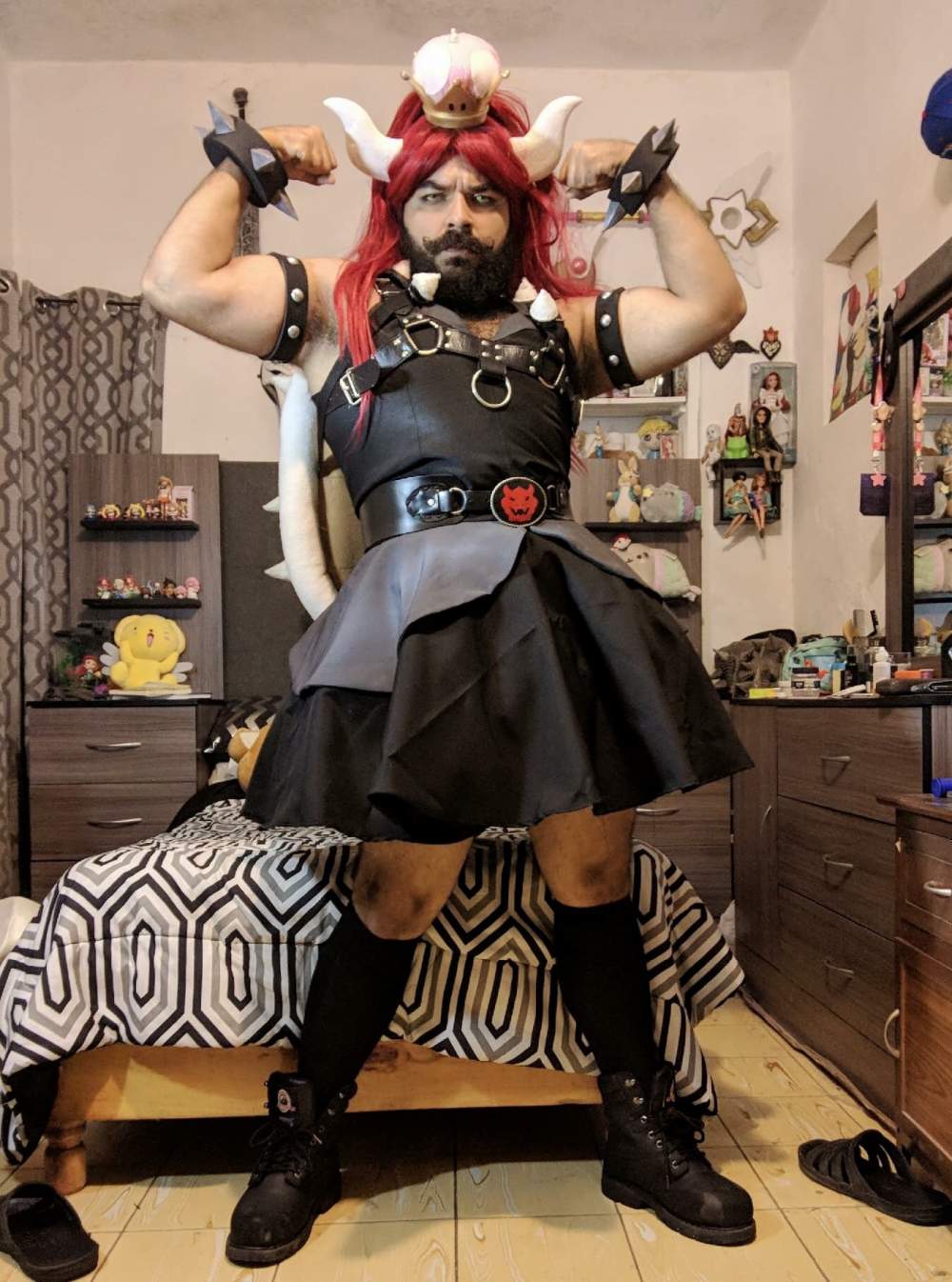male bowsette cosplay