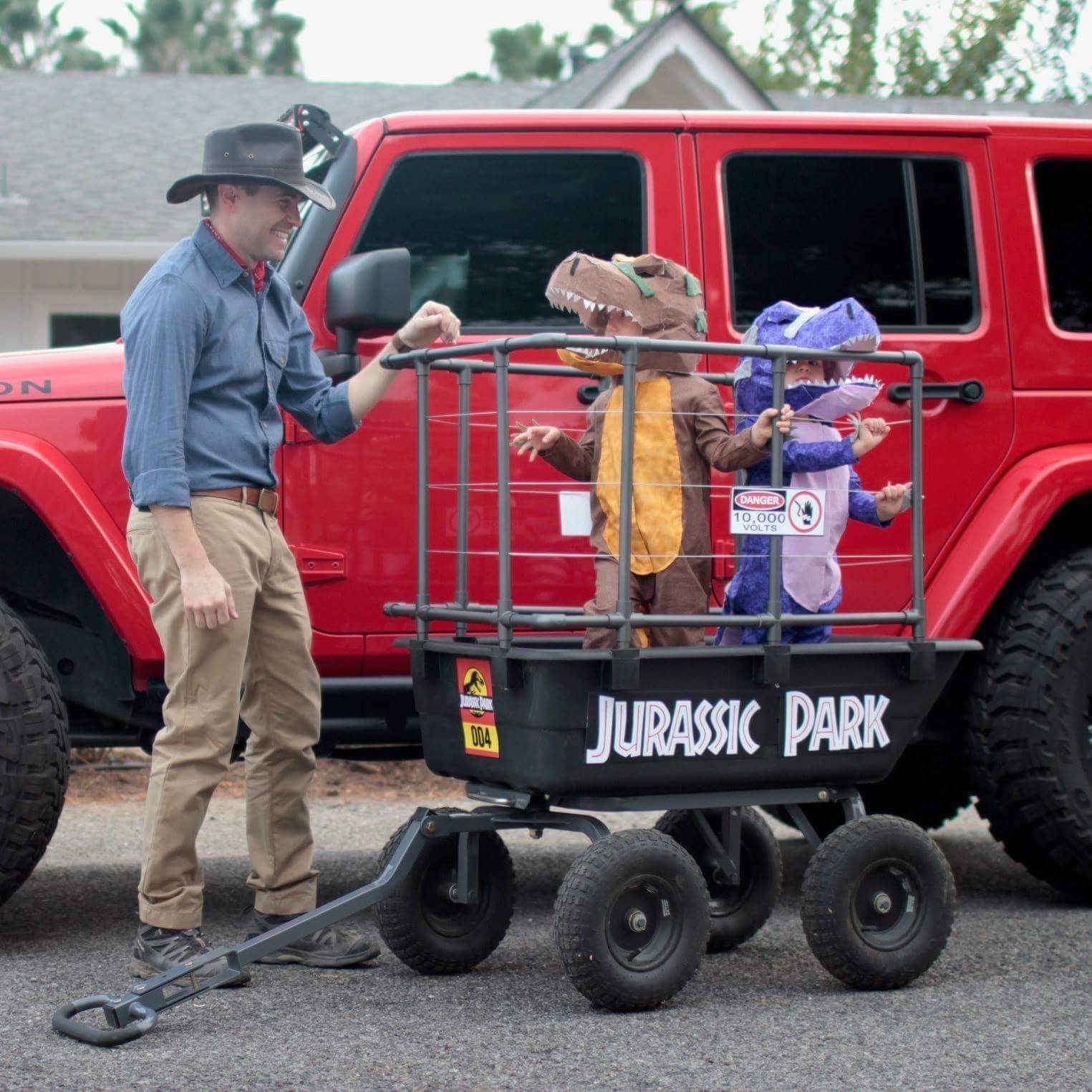 jurassic park halloween costume - Danger 10,000 Volts Jurassic Park