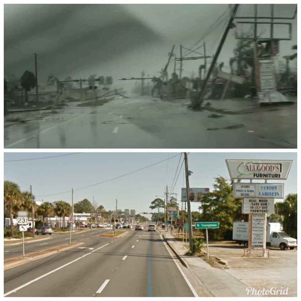 Compilation Showing The Devastation Caused By Hurricane Michael