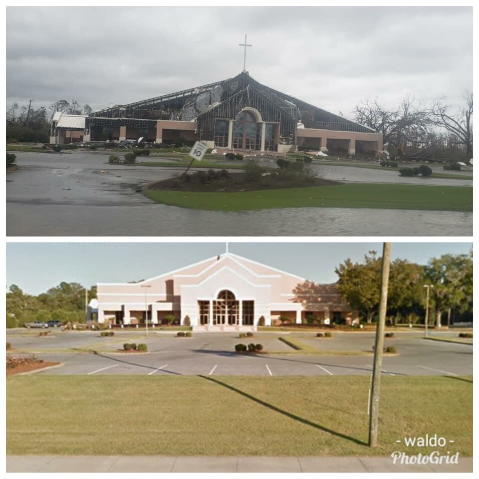 Compilation Showing The Devastation Caused By Hurricane Michael