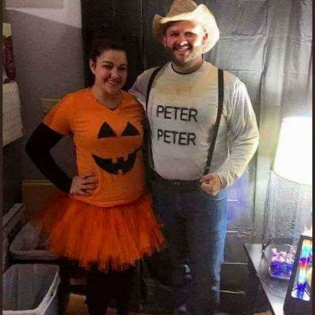 peter peter pumpkin eater couples halloween costume - Peter Peter