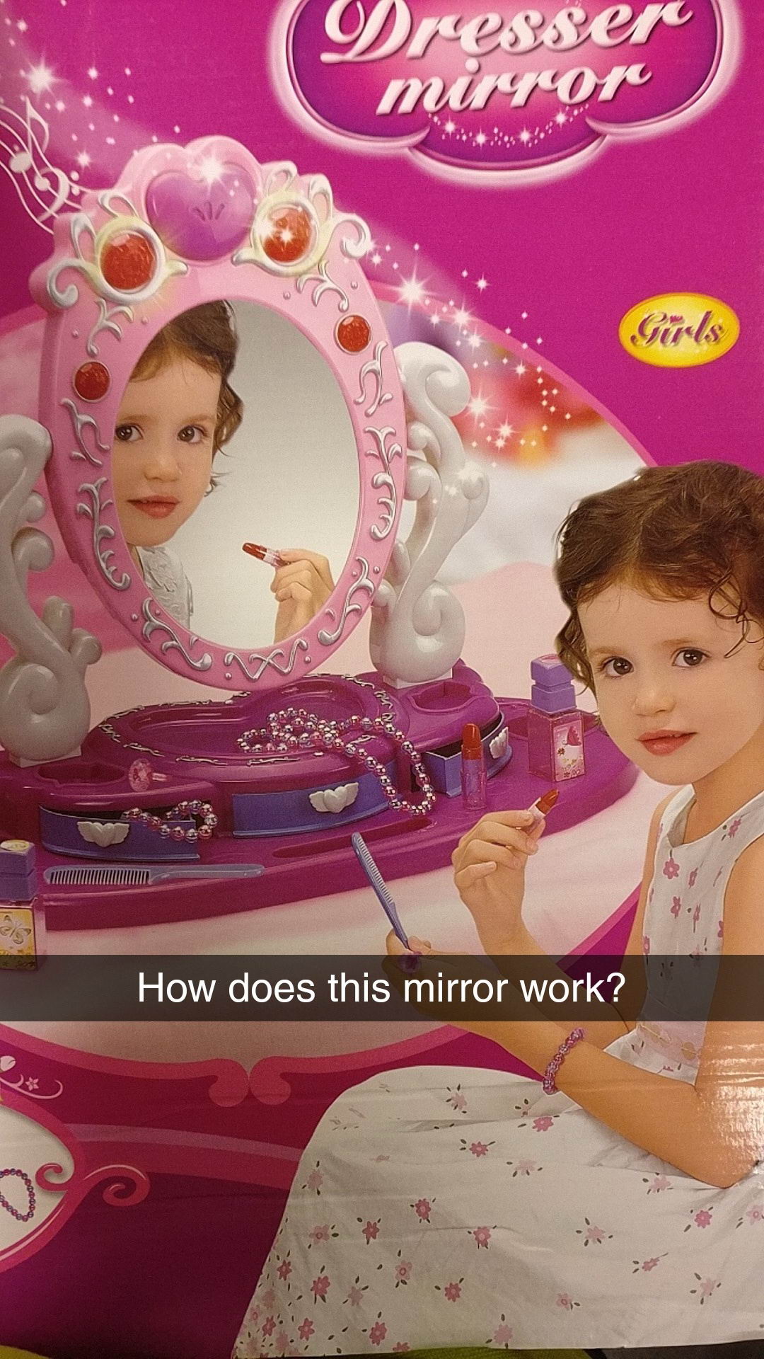 crappy design mirror - Dresser mirror Vuus Ne Stitut How does this mirror work? Dodoo