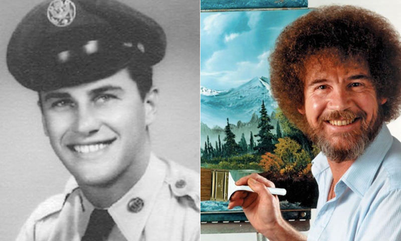 Bob Ross, U.S. Air Force - The internet's favorite peaceful painter was a career military man. Ross enlisted in the Air Force in 1961 at the age of 18 and would go on to serve for 20 years. Born and raised in Orlando, Florida, he would be stationed at Eielson Air Force Base in Alaska. It was the first time he saw snow, mountains, and millions of happy little trees. He developed his passion for painting after attending an art class in Anchorage. A medical records technician, he rose to the rank of Master Sergeant before calling it quits to paint full time. He said if he ever left the military, he would never yell or raise his voice again. And I believe he made good on that promise. Sadly, Bob developed lymphoma and passed away in 1995 at the age of 52.