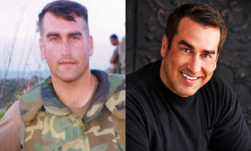 Rob Riggle, U.S. Marine Corps - While he's a comedian and comic actor known for his appearances on The Daily Show, The Hangover, Fox NFL Sunday, and as an SNL cast member, his military service is no joke. He joined the Marines in 1990 with the intent of becoming an aviator, but decided to pursue a comedy career instead. He stayed with the service as a reservist, however, and served as a public affairs officer. In this capacity, he would serve in Liberia, Kosovo, Albania, and Afghanistan. He retired after 23 years as a Lieutenant Colonel.