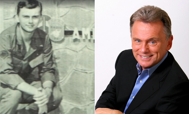 Pat Sajak, U.S. Army - Pat Sajak has been host of Wheel of Fortune since before the invention of the wheel. Back then, it was just called Of Fortune. But he did some time in the Army during the Vietnam War. An Army Spc. 5th class who had been trained as a clerk typist, he was eventually transferred to Saigon to be a disc jockey -- something he did as a civilian. He once remarked, "I used to feel a bit guilty about my relatively “soft” duty. After all, I was billeted in a hotel, and there were plenty of nice restaurants around. But I always felt a little better when I met guys who came into town from the field and thanked us for bringing them a little bit of home. I always thought it was strange that they should be thanking me, given what so many of them were going through on a daily basis." Pat always began his radio broadcast with "GOOD MORNING VIETNAM!" which was something started by the guy he relieved in the DJ booth, Adrian Cronauer.
