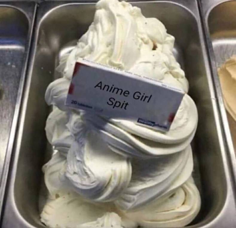anime girl spit ice cream - Anime Girl Spit