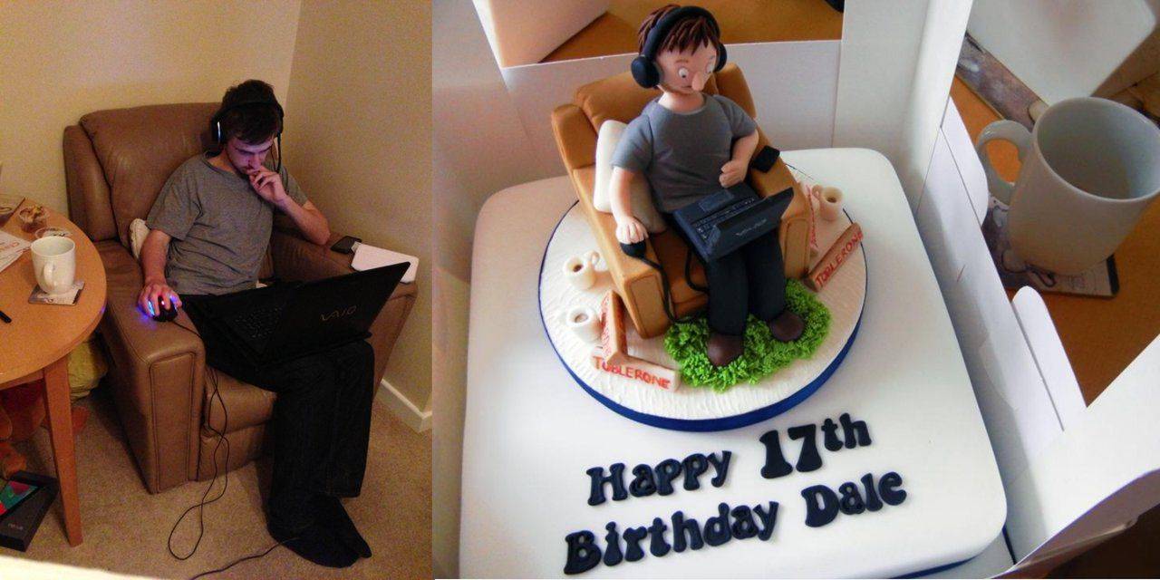 gamer cake - Happy 17th Birthday Dale