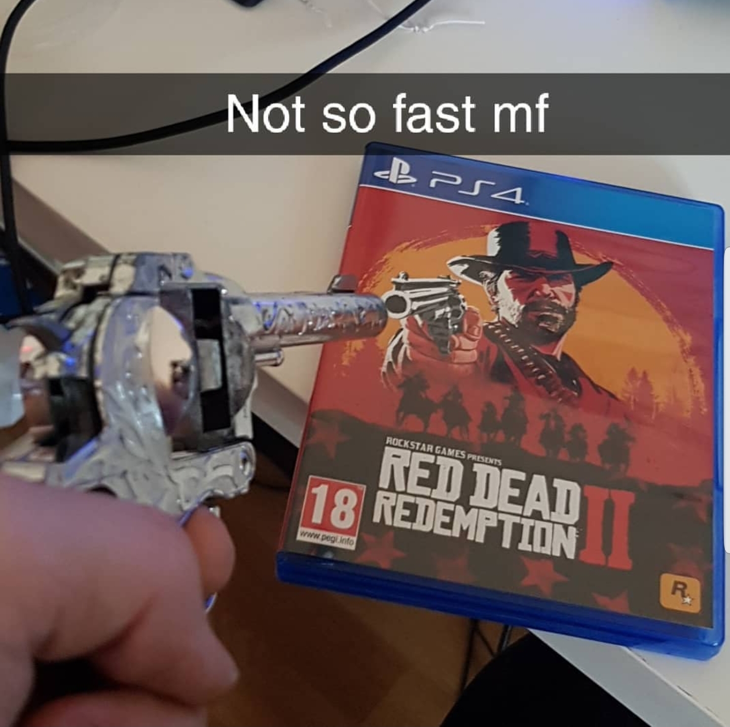 not so fast mf red dead redemption meme - Not so fast mf BPsa Red Deal 18 Redemptan