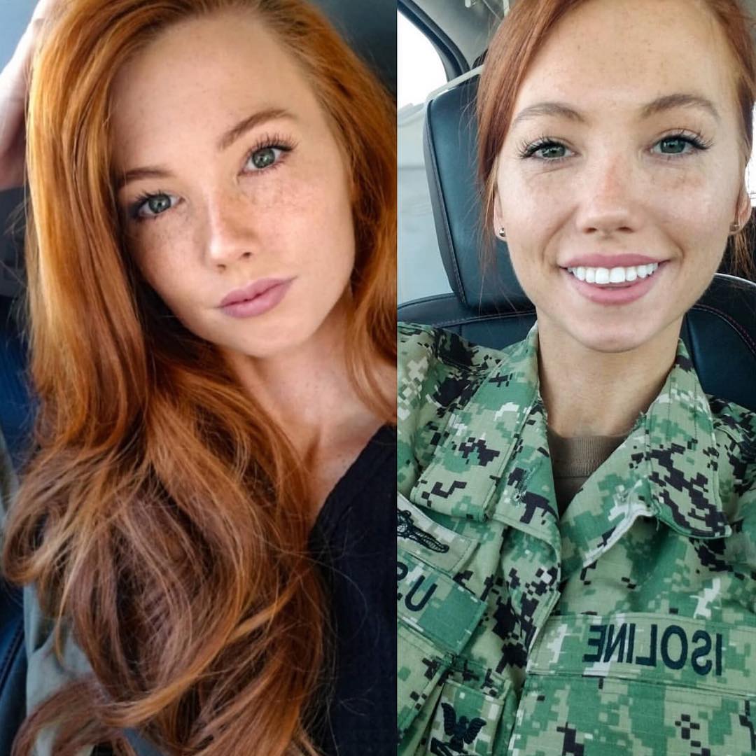 beautiful female navy