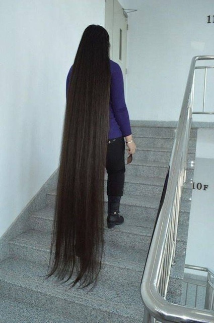 long hair to floor