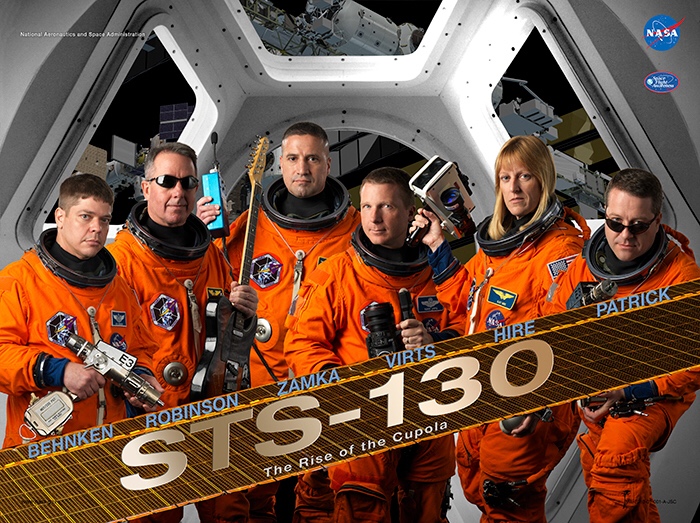 sts 130 - Nasa Os Patricks Hir Virts Zamka Behnkena Robinson The Rise of the Cupola