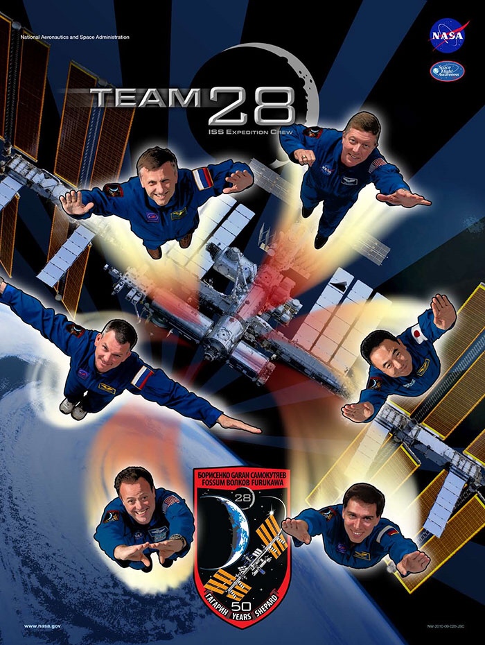 iss expedition posters - National Aeronautics and Space Administration Nasa Teamza Iss Expedition Crew Wwwwwwwwww Bopcehko Garancamokytaeb Fossum Bonkob Furukawa 28 5C 15 Suepard Nw 201006