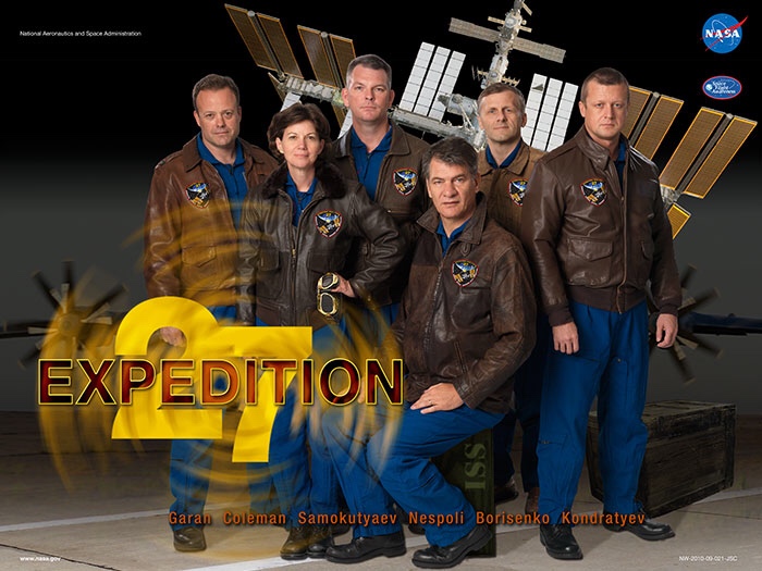 nasa mission posters - Nasa Expedition Garan Coleman Samokutyaev Nespoli Borisenko Kondratyev Inc