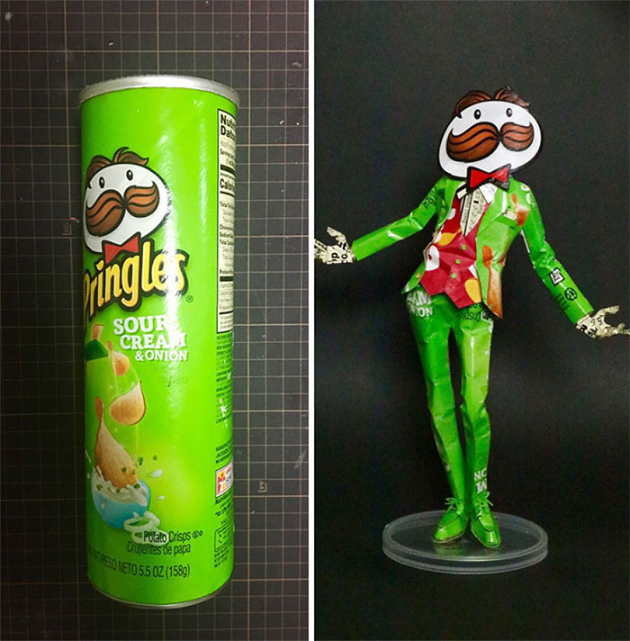 Artist Transforms Product Packaging Into Amazing Art