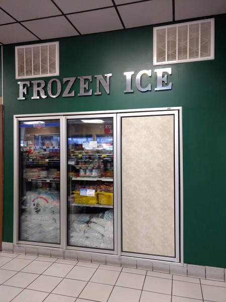 door - Frozen Ice
