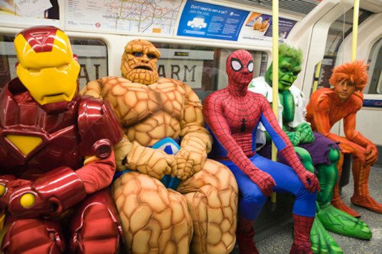 strange people subway - Arm