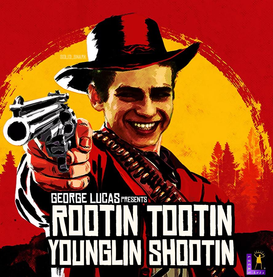 red dead redemption 2 box art - Solid Snark George Lucas Presents Wrootin Toutin Younglin Shootine Lucas Arts