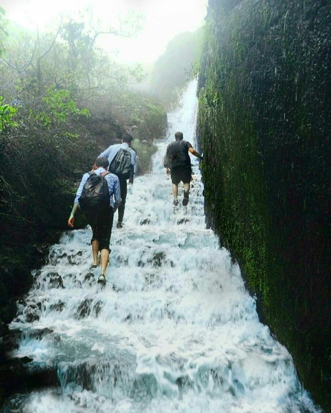 visapur fort in monsoon