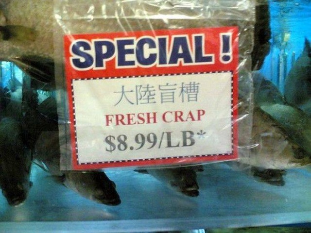 fresh crap - Special Xe Fresh Crap $8.99Lb