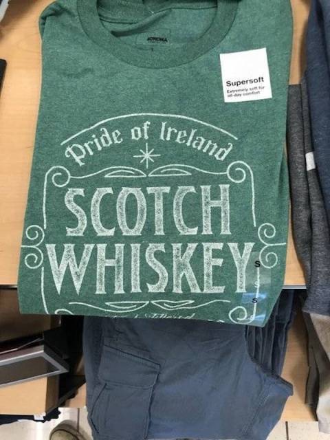 random pic t shirt - Supersoft pride of Irelas Scotch Whiskey eo