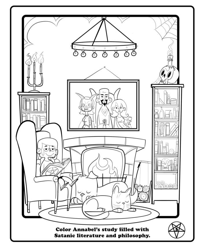 Satanists Release A Cuddly Coloring Book For Kids