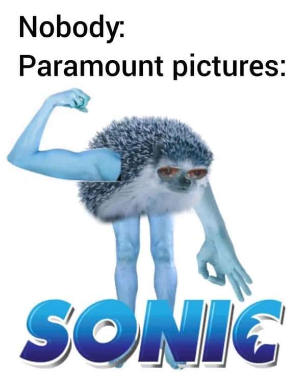 random pics - sonic 2019 - Nobody Paramount pictures Sonic