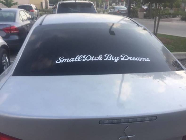 random pics - windshield - Small Dick Big Dreams