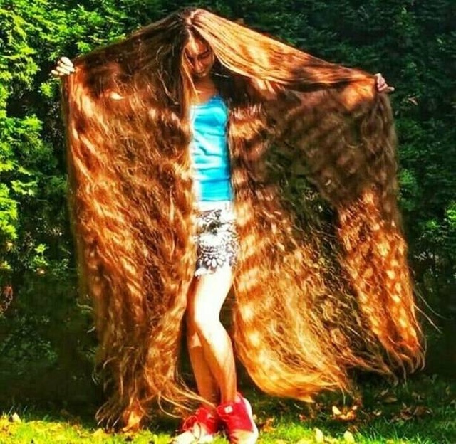 remarkable image of really long hair on a woman