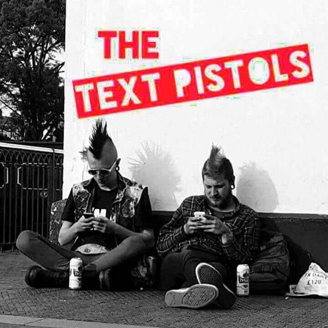 random pics - text pistols - The Text Pistols