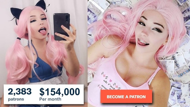 random pics - belle delphine money - 2,383 $154,000 Become A Patron 30 patrons Per month