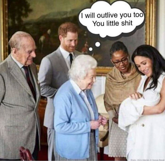 cool pic Elizabeth II - I will outlive you too You little shit