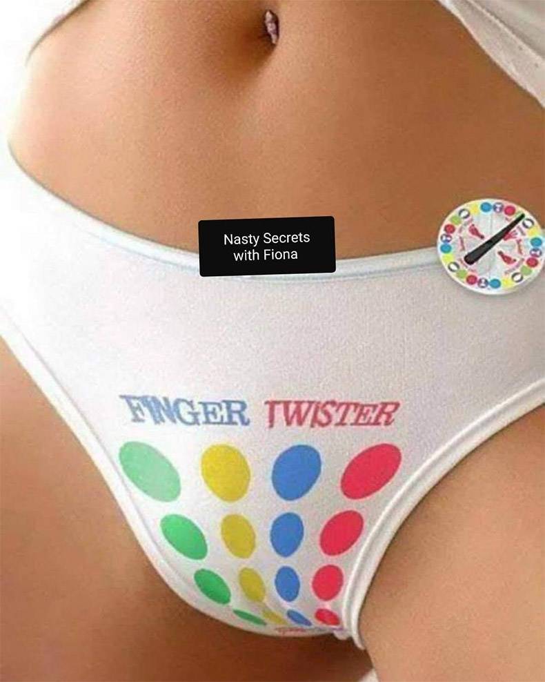random pics - finger twister knickers - Nasty Secrets with Fiona Hinger Twister