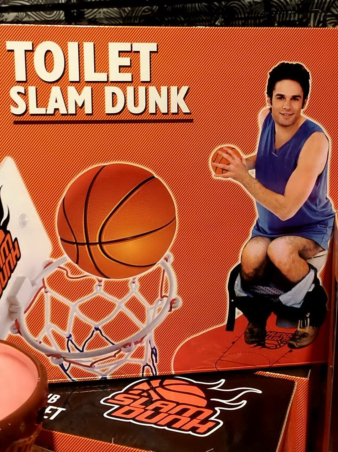 random toilet basketball set - Toilet Slam Dunk yo