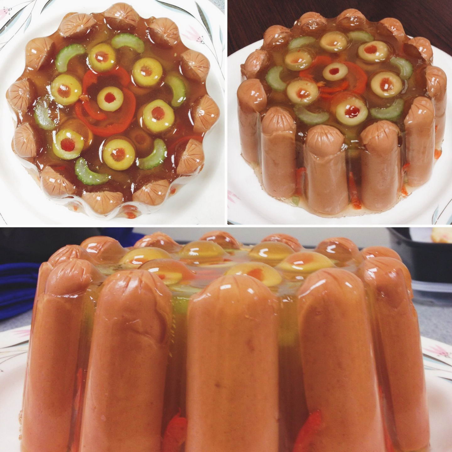 hot dog jello casserole